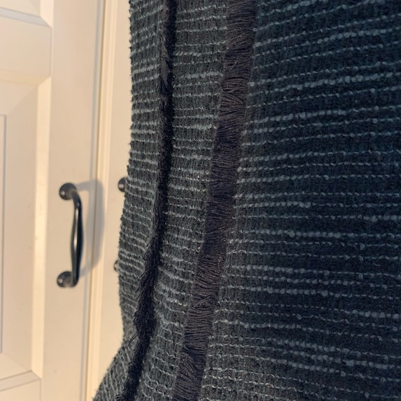 Banana Republic Charcoal and Black Fringe Top - Picture 5 of 6